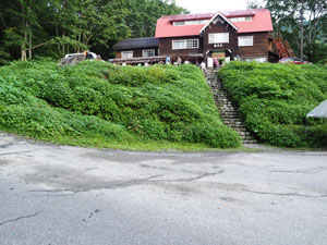 長野県白馬村　猿倉　白馬の登山口