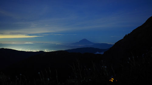 北岳　夜の景色