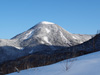 冬の蓼科山登山、長野県　北八ヶ岳の蓼科山スノートレッキング