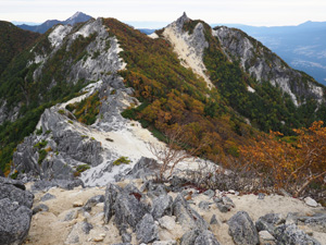 鳳凰三山　地蔵岳