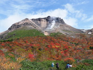 那須岳　茶臼岳の紅葉