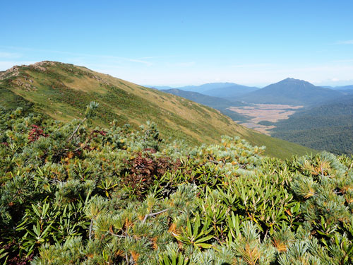 至仏山　下山途中からの尾瀬の眺め