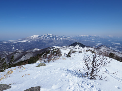 湯ノ丸山山頂からの眺望がすばらしい