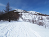 冬の湯ノ丸山登山、長野県　湯ノ丸山スノートレッキング