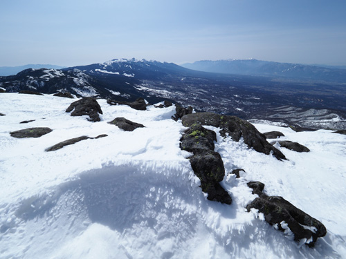 八ヶ岳連峰、南アルプスの眺め