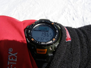 登山の標高目安に便利　ＣＡＳＩＯのＰＲＯＴＲＥＫ（プロトレック）